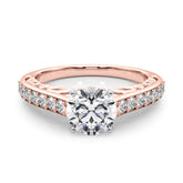 Engagement Rings Single Row Prong Set - TN50810-E